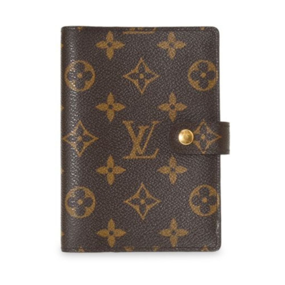LOUIS VUITTON Small Ring Coated Canvas Agenda Cover